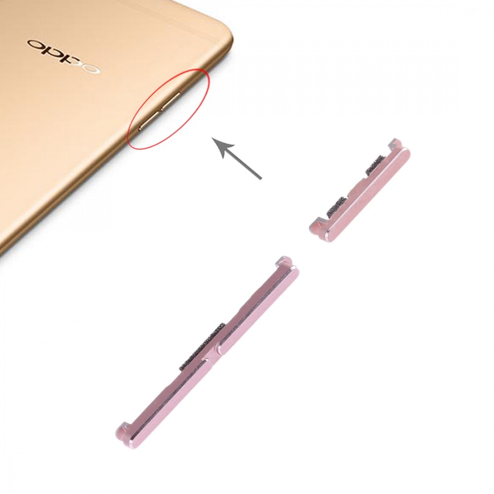 Side Keys for OPPO R9sk (Pink) Oppo Replacement Parts Oppo R9sk